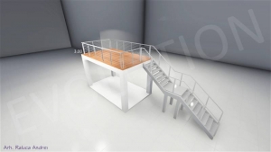 Stand cu etaj modul 5m x 3m 1 1 300x169 Stand cu etaj modul 5m x 3m   1