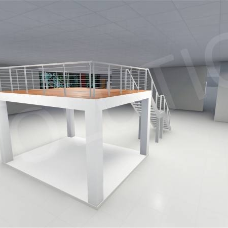 Stand cu etaj modul 5m x 4m 3 450x450 Stand cu etaj modul 5m x 4m