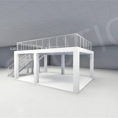 Stand cu etaj modul 5m x 7m 2 450x450 Stand cu etaj modul 5m x 7m